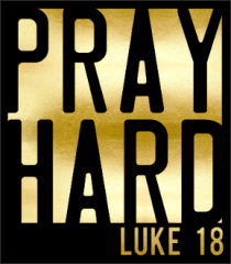 Pray Hard HTV Soft Metallic
