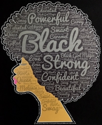 Natural Girl Words Profile With Printed Vinyl