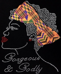 Gorgeous & Godly Rhinestones/Printed Vinyl