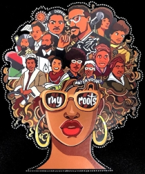 My Roots Girl Rhinestones/Printed Vinyl