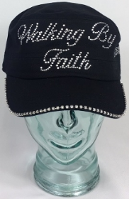 Walking By Faith With Swarovski Brim Edge