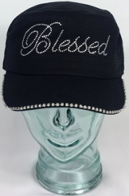 Blessed With Swarovski Brim Edge