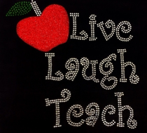 Live Laugh Teach Glitter