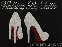 Walking By Faith With Glitter
