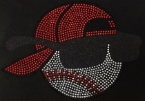 Baseball Sunglasses Rhinestones/Glitter