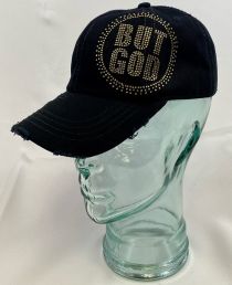 But God Gold-Distressed Vintage Cotton Hat