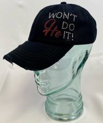 Won't He Do It-Distressed Vintage Cotton Hat