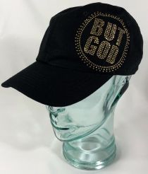 But God Circle Gold Baseball Hat