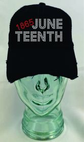 Juneteenth-Distressed Vintage Cotton Hat