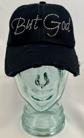 but God-Distressed Vintage Cotton Hat