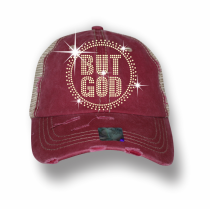 But God Vintage Mesh Trucker Hats