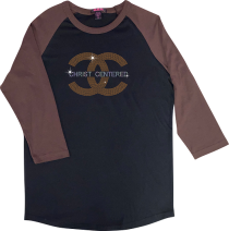 Christ Centered Black/Brown Raglan