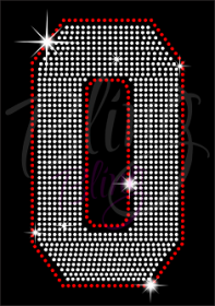 8 Inch Numbers With A Color Outline