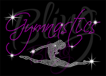 Gymnastics With Split Silhouette