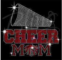 Cheer Mom Megaphone Red
