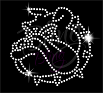 Bulldog Face Medium 4''