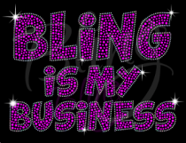 Bling Is My Business Bold Pink