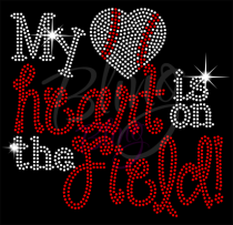My Heart Is On The Field Baseball