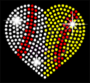 Baseball/Softball Heart Small