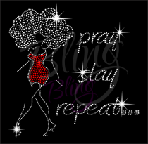 Pray Slay Repeat Red Dress