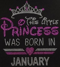 This Little Princess Was Born In January