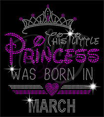 This Little Princess Was Born In March