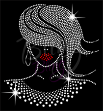 Glamour Girl With Necklace