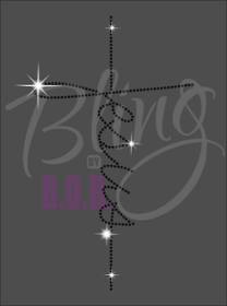 Jesus Vertical Cross Black