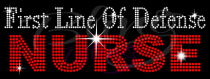 Nurse First Line Of Defense Red 