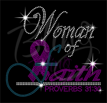 Woman Of Faith Ribbon