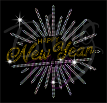 Happy New Year Starburst