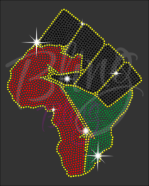 Raised Fist African Flag Colors