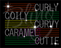 Curly Coily Curvy Caramel Cutie