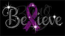 Believe Pink Ribbon Breast Cancer Awareness