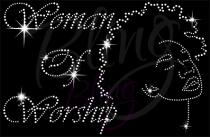 Woman Of Worship Natural Girl Rhinestone Transfer