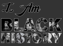 I Am Black History B/W Digital Print Vinyl
