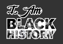 I Am Black History B/W Small Digital Print Vinyl