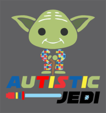 Autistic Jedi Digital Print Vinyl