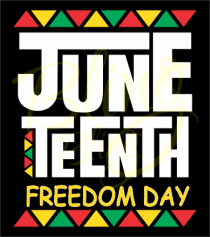 Juneteenth Freedom Day Digital Print Vinyl