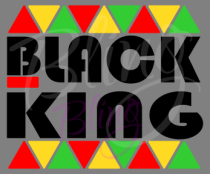 Black King Digital Print Vinyl Transfer