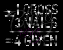 1 Cross  3 Nails 4 Given 