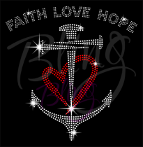Faith Hope Love Cross Anchor Heart 