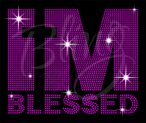 I'M Blessed Hot Pink