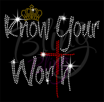 Know Your Worth Crown-Cross