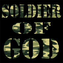 Soldier Of God Digital Print Vinyl Transfer