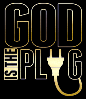 God Is The Plug Soft Metallic HTV