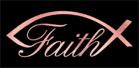 Faith Fish HTV Soft Metallic