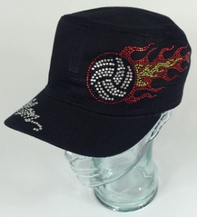 Volleyball Mom Fire Hat