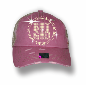 But God Vintage Mesh Trucker Hats