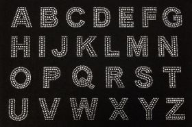1.5'' Arial Letters Sets Of 3 Of The Same Letter